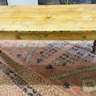 Antique Pine Dining Table Distressed Finish  Seats 6 People    Local Pick Up   
