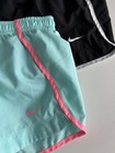 Nike Dri-fit Lot 2 Prs Girls Small S Running Shorts Black Blue Tempo Euc