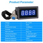 1pc 4 Digital Led Tachometer Rpm Speed Meter   Hall Proximity Switch Sensor Npn