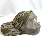 Mossy Oak Green Camo Print Hunter Baseball Hat Cap Snapback Excellent 