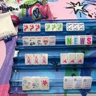 Lucky Charms Aspen Glow Mahjong Tiles   Free Storage Bag