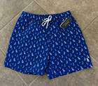 Polo Ralph Lauren Traveler Swim Trunks Men s L Blue Sailboat 5 75 Inseam  98 Nwt