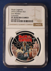2025 Silver 1oz Proof   2 Coin  iron Maiden  Ngc Graded Pf70 With Case   Coa