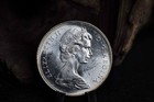 1967 Canada Goose Silver Dollar Bu Gorgeous 80  Pure Silver
