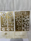 Anna Griffin Mini 3d Flower 7 Piece Dies  Idea Sheet  Ag-764 New