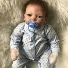 Realistic Reborn Baby Dolls Vinyl Silicone Lifelike Newborn Boy Doll Babe Gift