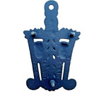 Vintage Trivet Cast Iron Mt 6 Grain   Tassel Black 5 25  Americana Farmer Home