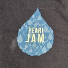 Pearl Jam T-shirt Large 2010 Tour Water Drop Navy Short Sleeve Womens W6a