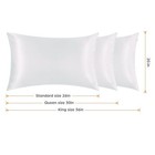 Silk Pillowcase For Hair And Skin  1 Pack 100  Mulberry Silk Pillowcase 25 Momme