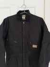 Near Mint Schmidt Insulated Work Coveralls Ti418 Black Men s M Short Light Use 