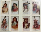 Twelve Allen   Ginter Cigarette Indian Chief Cards Framed