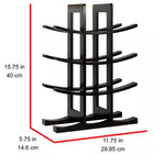 12-bottle Bamboo Countertop Wine Rack