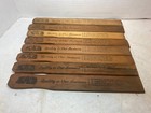 Vintage Lot Of 8 M a  Bruder Paint Store Thick Paint Stirrers Sticks 12    Gallon