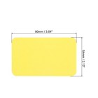 3 5 x2  Blank Paper Business Card Yellow Craft Small Index Flash Card   100pcs