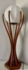 Vintage Teak Walnut Adrian Pearsall Danish Modern Style Lamp Sculptural Modeline