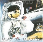Palau Scott 218 Vf Mnh Miniature Sheet 1989 First Moon Landing Space