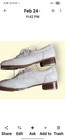Jason Samuels Smith jsam Bloch Men   s White Tap Shoes  Size 8 