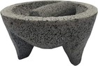 Authentic Mexican 8  Volcanic Lava Rock Molcajete   Tejolote