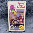 Barney Goes To School Sing Along Vhs Tape 1989 Lyrick Studios Classic Cartoon