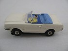 1964-69 Aurora Ho Thunder Jet T-jet White W  Blue Interior Mustang Convertible