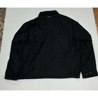 Nautica Jacket Mens Xl Black Cotton Lined Full Zip Nautical