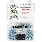64 Pcs Body Plastic Frame Fender Bolts Kit Fit For Kx 100 125 250