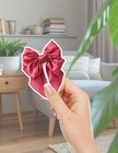 Pink Bow Vinyl Die Cut Stickers Set Scrapbooking Laptop Water Bottle