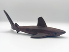 Vintage Hand Carved Wooden Shark Ironwood Statue Figure 10    Oceanic Art
