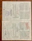 Sinclair Oil Corporation Vintage Cancelled Stock Certificates Lot Of 2