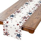  4th Of July Table Runner  Memorial Day Deocr Patriotic Decorations For Home 