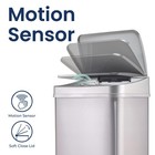 13 Gallon Automatic Trash Can  50l Touchless Motion Sensor Garbage Can With O   