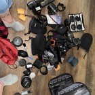 Professional Camera Bundle Used Canon Camera And Rode Microphone Kit 