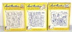 Vintage Aunt Martha   s Hot Iron Transfers Lot Of 18 Embroidery Patterns Days Of W