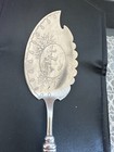 Very Rare Antique Eagle Wm Rogres Star Coin Silver Fish  Pie Server  1825-1841  