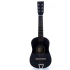 Mini Acoustic Guitar Black Wood Beginner Practical Small Toy Guitarra For Kids