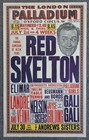 1951 Vintage Red Skelton Poster London Palladium   Magic Magician   Table Tennis