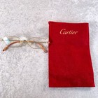 Vintage Cartier Eyeglasses Oval Trinity Gold Frame 50-21-140