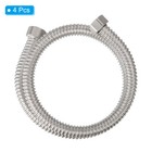  4pcs Stainless Steel Flexible Hose For Water Heater G1 2 X 31 5   