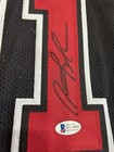 Dennis Rodman Autographed Custom Bulls Jersey Beckett Coa Wa98682