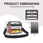 Uspeclare Clear Bag For Stadium Events Clear Sports Fan Handbags Purses