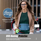 Secure Travel Money Belt  Undercover Hidden Rfid Blocking Travel Wallet  Anti-th