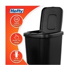 Heft 13 3 Gallon Trash Can  Plastic Touch Top Kitchen Trash Can