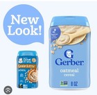 Gerber Oatmeal Cereal 8 Oz  pack Of 3 