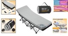 Portable Waterproof Memory Foam Mattress For Camping - 75 X 30 Inches