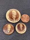 Antique 1902 Thomas H Dale 59th Congress Campaign Button Pins Scranton Pa Area