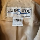 Vintage Ultrasuede Cream Women s Blazer Size 10