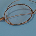 Antique Wire Rimmed Glasses Brass Frame C D3
