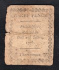 April 25  1776 3d Three Pence Pennsylvania Colonial Currency Note
