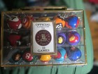Poker Pool  Billiard Ball Set 10 Games Official Guide Display Case