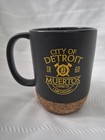 Muertos Coffee Co  Detroit Mug Cup Ceramic Cork Bottom Exc